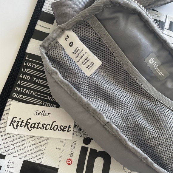 **LAST ONE** 🆕 1L SILVER DROP - NWT lululemon everywhere belt bag EBB 1L - Picture 10 of 11